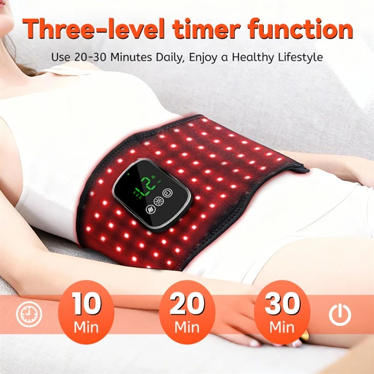Cordless Vibration Red Light Therapy Belt factory